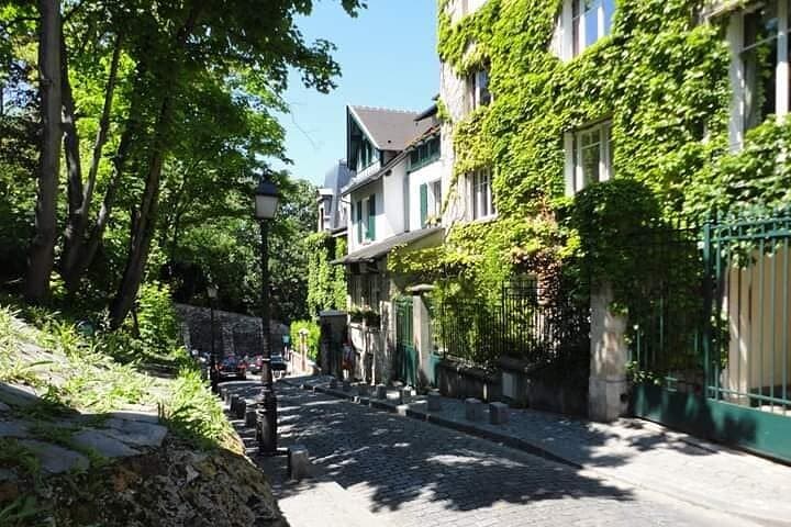 Group tour of the Montmartre district in Italian