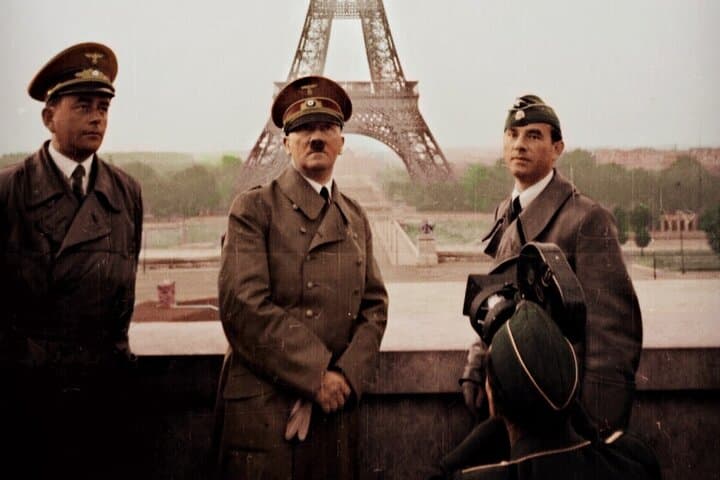 Which tourist doesn`t take the same photo? Hitler only visited Paris once in his life, 23rd June 1940 But made sure he did so with Albert Speer and Arno Breker, his favourite Architect and Sculptor!