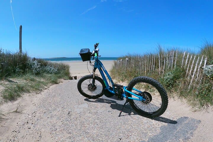 1H30 circuit on an all-terrain electric scooter guided by GPS