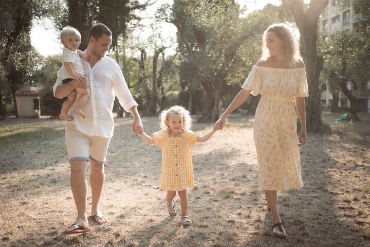 1 Hour Private Family Photoshoot and Portrait Session in France