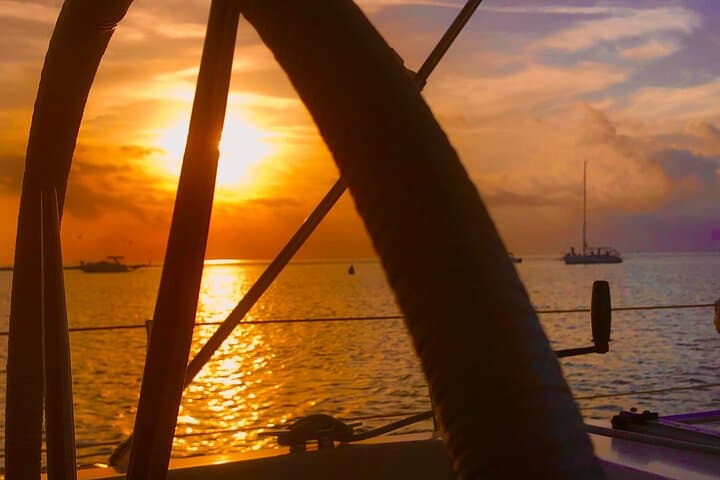 Sunset on a Sailboat in the Camargue