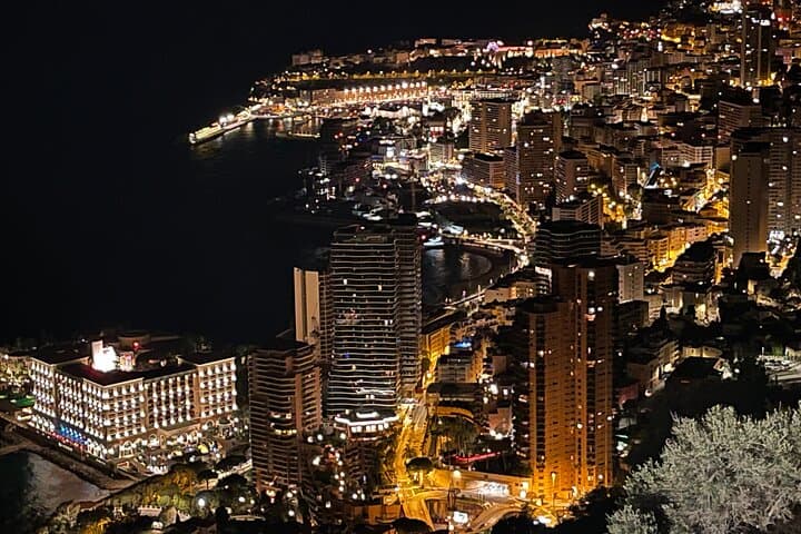 Monaco at night