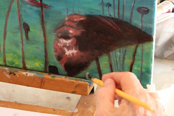 Private course 10 days of oil painting with a visit included