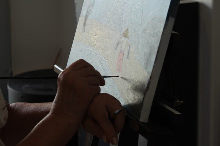 Private course 10 days of oil painting with a visit included