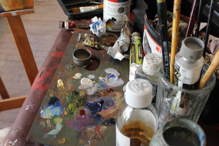 Private course 10 days of oil painting with a visit included