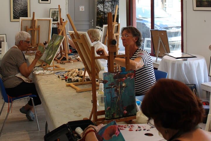 Private course 10 days of oil painting with a visit included