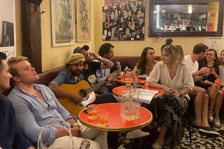 The French atmosphere in this local French family bar .