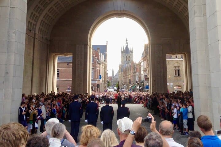 Last Post Ceremony, Menin Gate, Ypres, Belgium.
