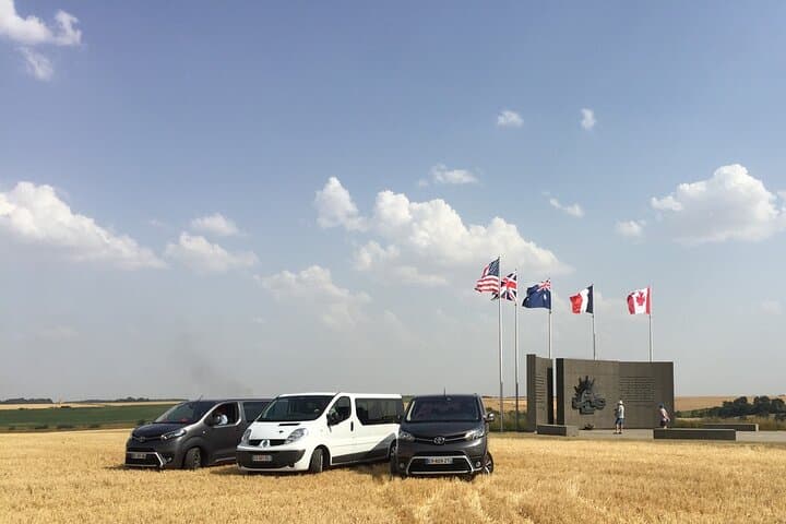 Tour vehicles.