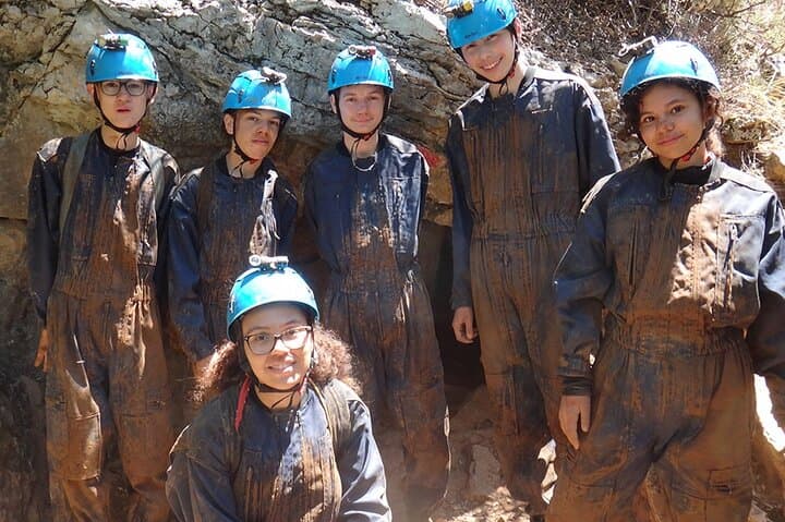 Speleology, Exploration inside a secret cave