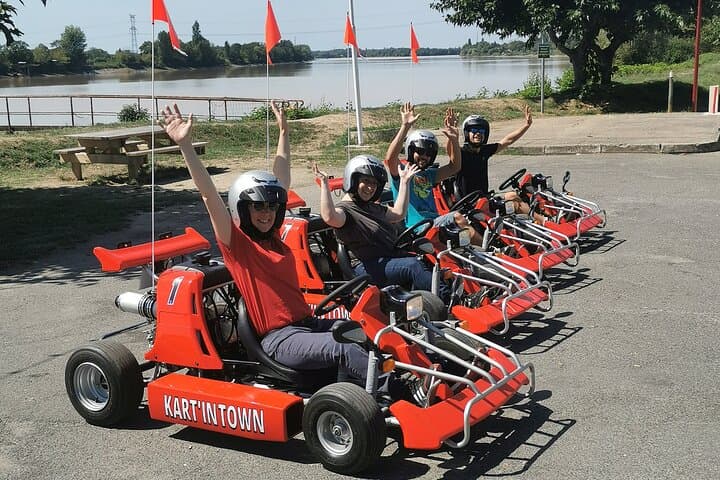 Unique in France: Driving Karts on the road in Gironde