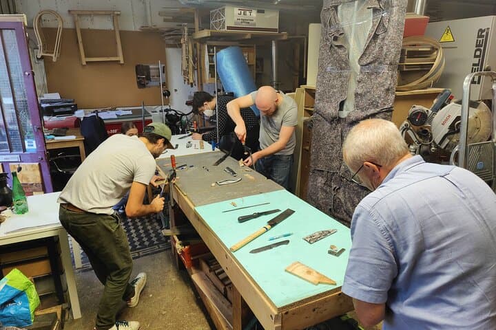 Private Activity Knife assembly and board making