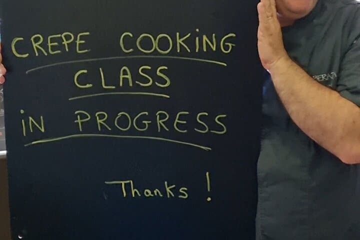Private Galette & Crêpe Cooking Class + Host table diner