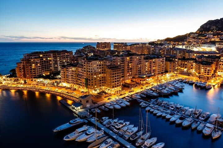 Half Day Private Night Tour in Monaco