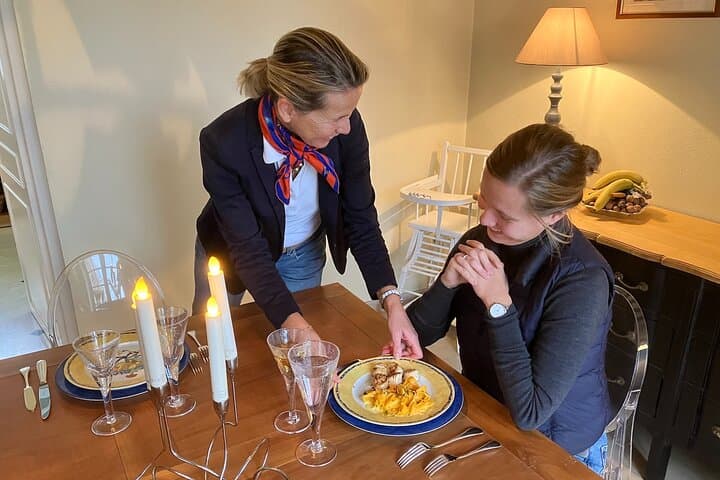 French cooking class outside Paris