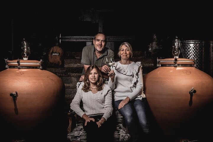 Immersive cellar tour, tasting and board meal