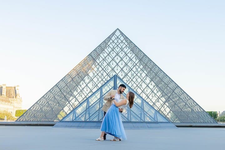 Photoshoot at the Louvre