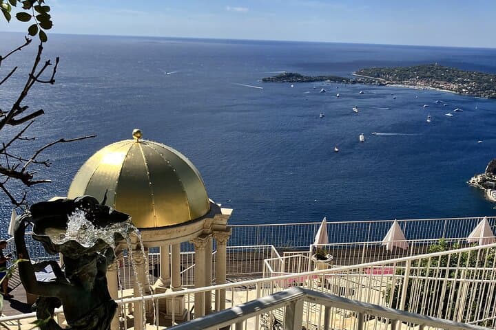 Eze view over Mediterranean Sea