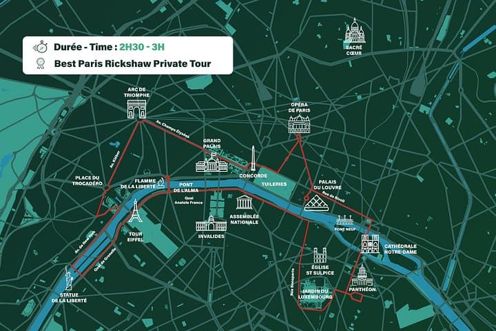 Private Sightseeing Guided Tour by Electric Pedicab (1-2 guests)