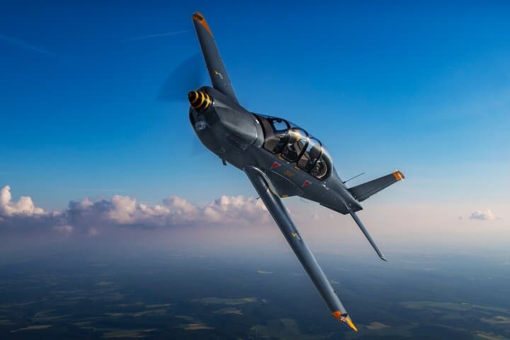 Private Flying Adventure in Military Aircraft in Pontoise