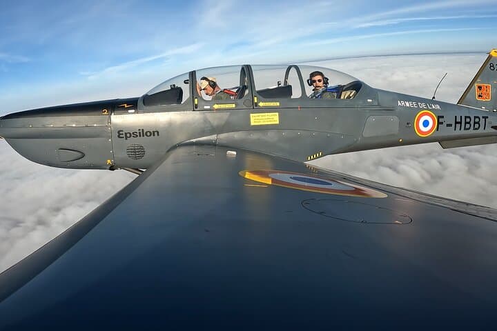 Private Flying Adventure in Military Aircraft in Pontoise