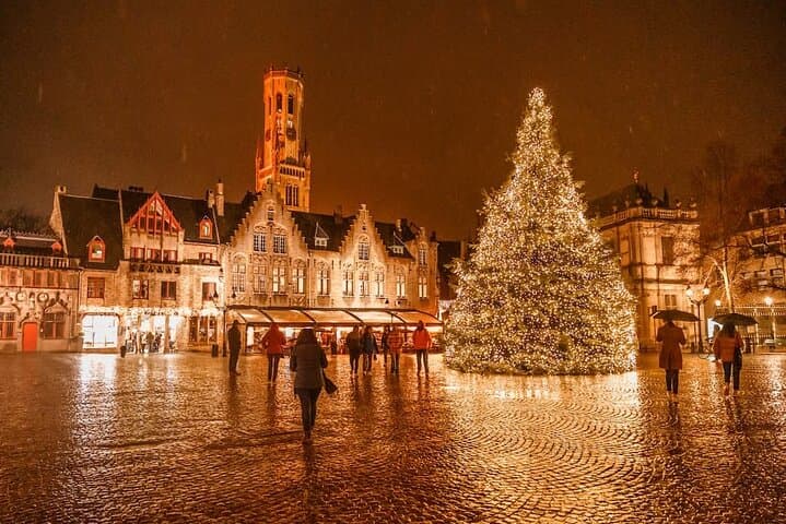 Paris to Bruges Winter Wonderland Day Trip