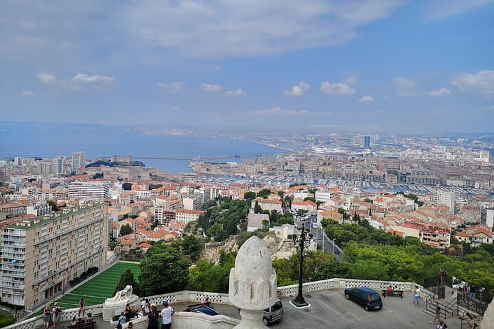 vue Basilica Notre dame de la garde
