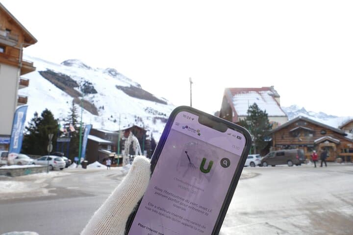 Escape game outdoor in the mountains