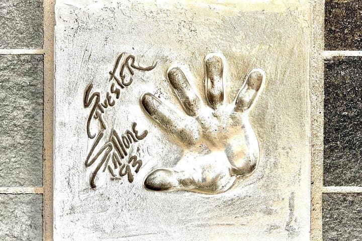 Cannes - next to film festival's palace, handprints