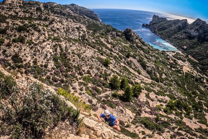 Discovery climbing in the Calanques of Marseille
