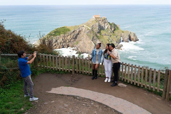 Bilbao, Guggenheim and Dragonstone from Biarritz