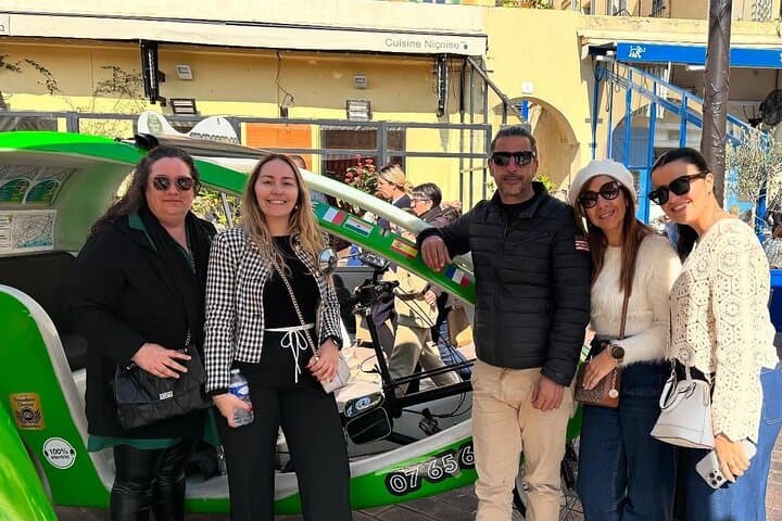 Guided Eco-Friendly Bike Taxi Tour from Nice