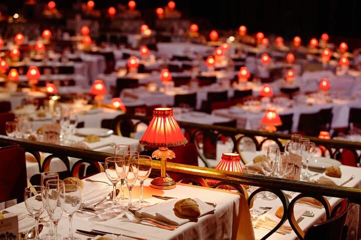 Paris Moulin Rouge 3-Courses Dinner with Wine and Show