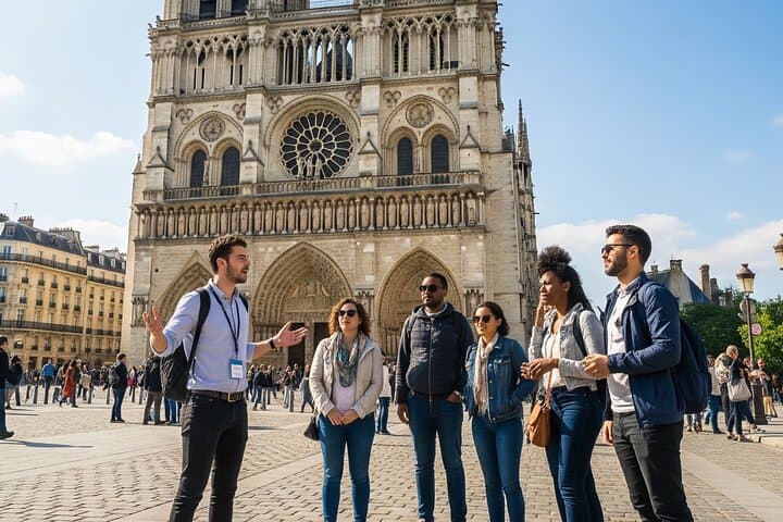Notre Dame Premium Interior and Exterior Tour with Free Entry