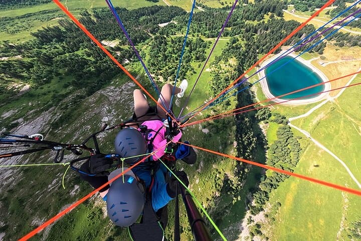 Baptism in Paragliding in La Clusaz
