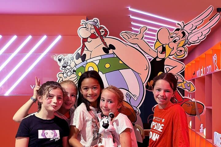 Birthday child Asterix in virtual reality