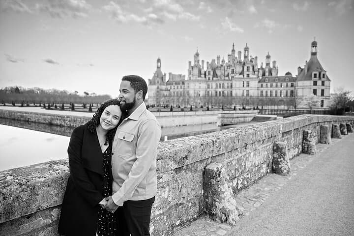 Have your photos taken in the gardens around Chambord castle!