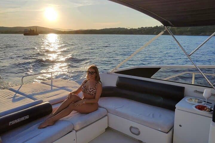 Saint Tropez Private Sunset Yacht Charter on 13m Motor Yacht