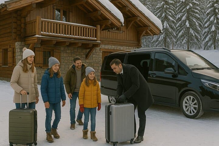 Private Transfer from Lyon Airport to Les Arcs ( 1600 - 1800 )