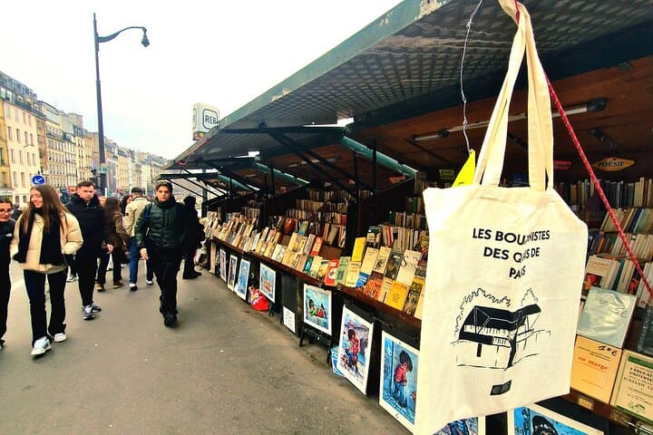Stroll the the banks of the river Seine with their famous book sellers