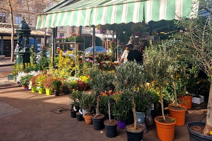 Discover a 19th century flower market