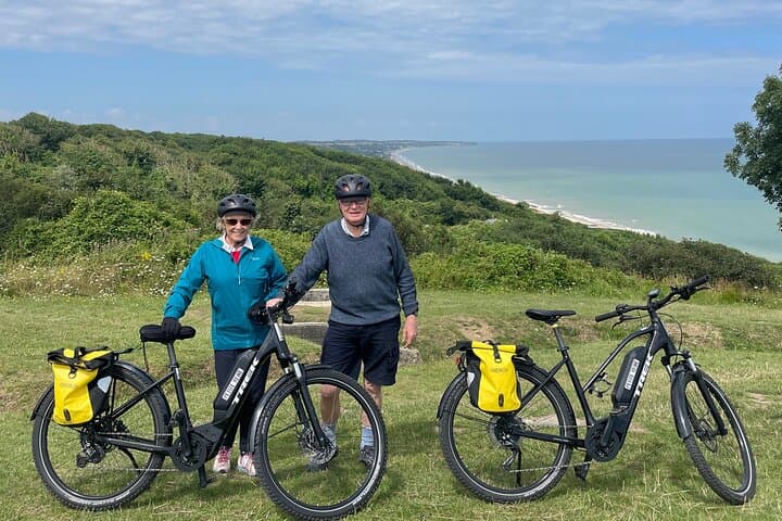 Normandy D-DAY beaches guided full day E Bike Tour / Private tour