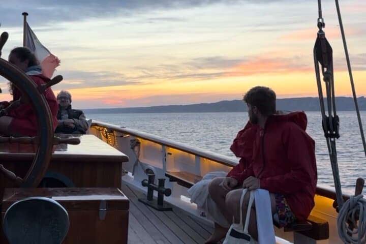 Evening cruise at sunset