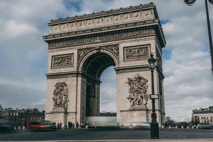 Paris Arc de Triomphe Pantheon Rodin Museum Ticket and Night Tour