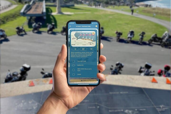 The Allied Landing GPS App Walking Tour Mobile Game
