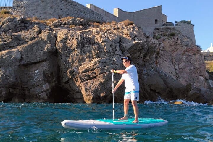 Electrically assisted paddle in Sète