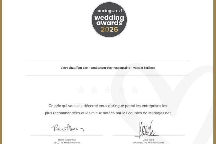 Winner Wedding awards 2026