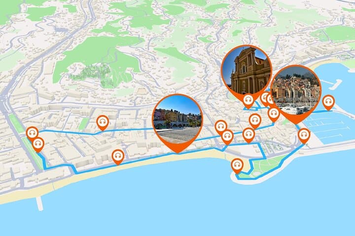 Full tour: A sunny walk between the Sablettes beach and the Basilica.