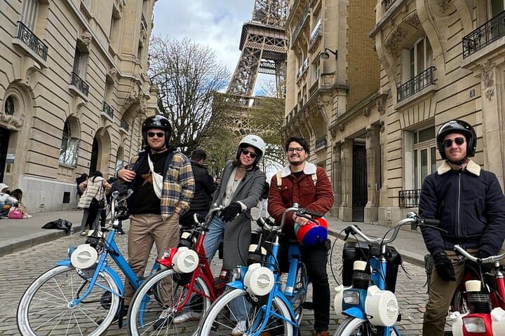 Paris in Vintage Solex - Latin Quarter, St-Germain & Eiffel Tower