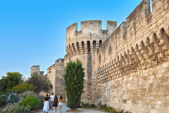 Ramparts & Pont d'Avignon: The intact fortifications protecting the city and the entrance to the famous Pont Saint-Bénézet.